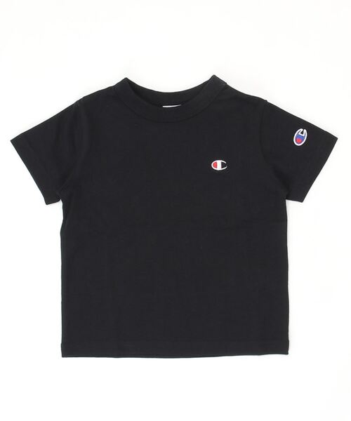 Champion(チャンピオン)の「CHAMPION/チャンピオン キッズ Tシャツ CK-T301(Tシャツ/カットソー・キッズ・グリーン/ブラック/ベージュ/ホワイト/パープル/ラベンダー・100cm/120cm/150cm/160cm/110cm/140cm/130cm)」の1枚目の写真