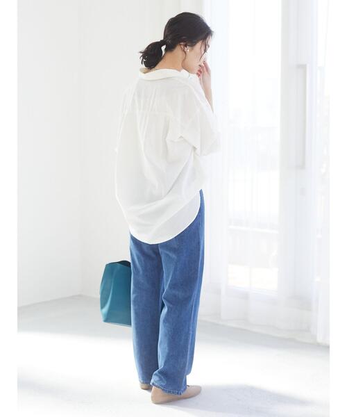 Legato Largo（レガートラルゴ）の「【WEB限定】Legato Largo ≪かるいかばん≫ A4トートバッグ（トートバッグ・レディース・アイボリー/ターコイズブルー/ブラウン/ブラック/キャメル/ピンクベージュ/グリーン系その他2/マスタード/グレイッシュベージュ/ダークグレー・FREE）」の17枚目の写真