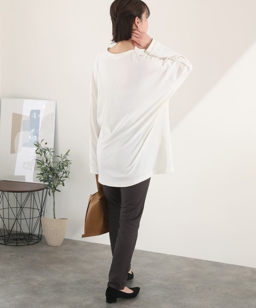ElegChic(エレグシック)の「ストレッチスキニーパンツ(チノパンツ・レディース・アイボリー/ベージュ/ブラック/チャコール/カーキ/オフホワイト・L/M)」の19枚目の写真