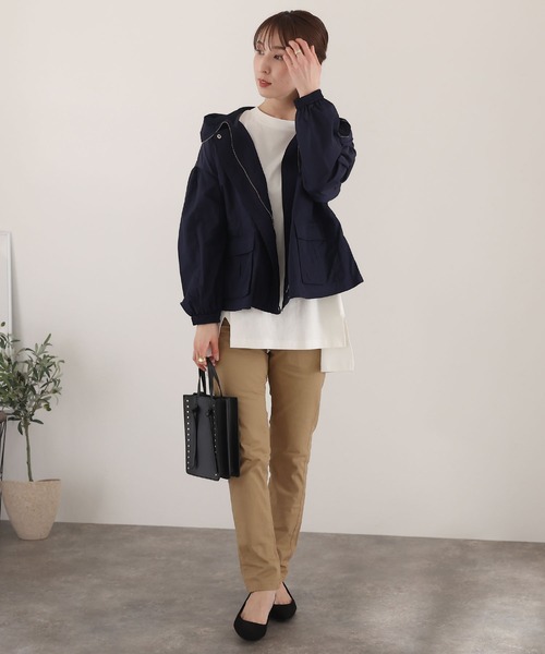 ElegChic(エレグシック)の「ストレッチスキニーパンツ(チノパンツ・レディース・アイボリー/ベージュ/ブラック/チャコール/カーキ/オフホワイト・L/M)」の7枚目の写真