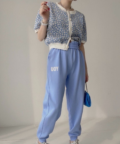 ABITOKYO（アビトーキョー）の「スタンドネック花柄ショルダーブラウス（シャツ/ブラウス・レディース・ブラック/ベージュ/ブルー/ネイビー/イエロー/グリーン/パープル/ピンク・FREE）」の13枚目の写真