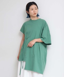 .._●スーパーアメリカンドライ天竺 アシメチュニックT