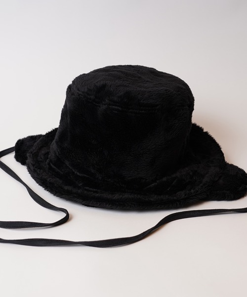 Mighty shine　FUR EARFLAP BUCKET HAT　耳当て
