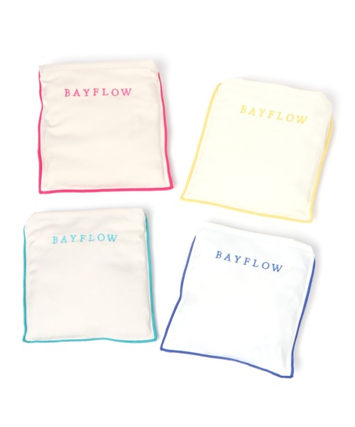 BAYFLOW(ベイフロー)の「エンブロイダリーエコバック(ドラムバッグ・レディース・ピンク/イエロー/ブルー/グリーン・FREE)」の14枚目の写真