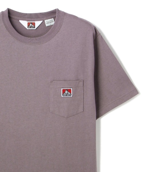 BEN DAVIS（ベンデイビス）の「BENDAVIS/ベンデイビス/半袖ポケットTシャツ（Tシャツ/カットソー・メンズ・ホワイト/ブラック/ベージュ/キャメル/ネイビー/オレンジ系その他/マスタード/パープル/ダークオレンジ/モカ/ライトブルー/ピンク/グリーン系その他/グリーン/グレイッシュブルー/グレー・MEDIUM/LARGE/X-LARGE/SMALL）」の11枚目の写真