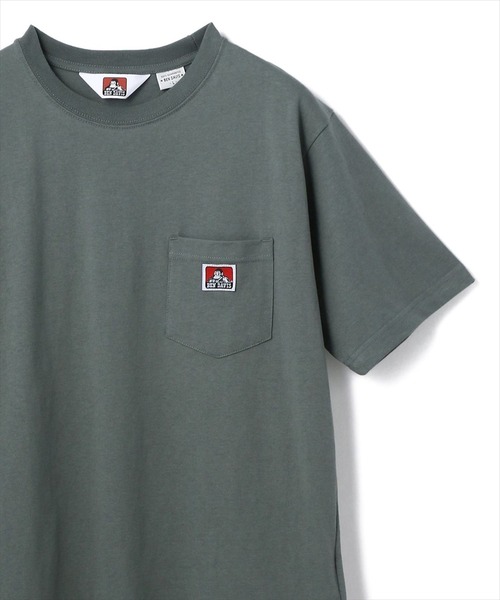 BEN DAVIS（ベンデイビス）の「BENDAVIS/ベンデイビス/半袖ポケットTシャツ（Tシャツ/カットソー・メンズ・ホワイト/ブラック/ベージュ/キャメル/ネイビー/オレンジ系その他/マスタード/パープル/ダークオレンジ/モカ/ライトブルー/ピンク/グリーン系その他/グリーン/グレイッシュブルー/グレー・MEDIUM/LARGE/X-LARGE/SMALL）」の8枚目の写真