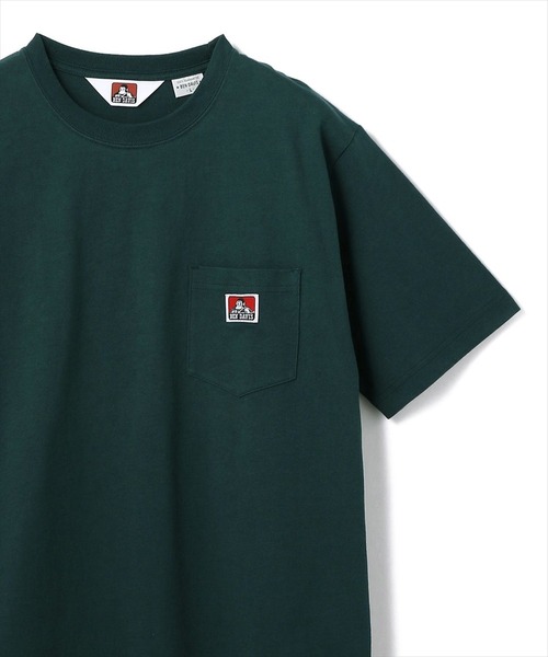 BEN DAVIS（ベンデイビス）の「BENDAVIS/ベンデイビス/半袖ポケットTシャツ（Tシャツ/カットソー・メンズ・ホワイト/ブラック/ベージュ/キャメル/ネイビー/オレンジ系その他/マスタード/パープル/ダークオレンジ/モカ/ライトブルー/ピンク/グリーン系その他/グリーン/グレイッシュブルー/グレー・MEDIUM/LARGE/X-LARGE/SMALL）」の7枚目の写真