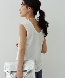 SALON adam et rope' | ドライタッチ2WAYノースリーブプルオーバー(Tシャツ/カットソー)