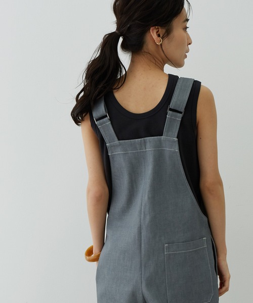 SALON adam et rope'（サロン アダム エ ロペ）の「ドライタッチ2WAYノースリーブプルオーバー（Tシャツ/カットソー・レディース・チャコールグレー/カーキ/ホワイト・FREE）」の12枚目の写真