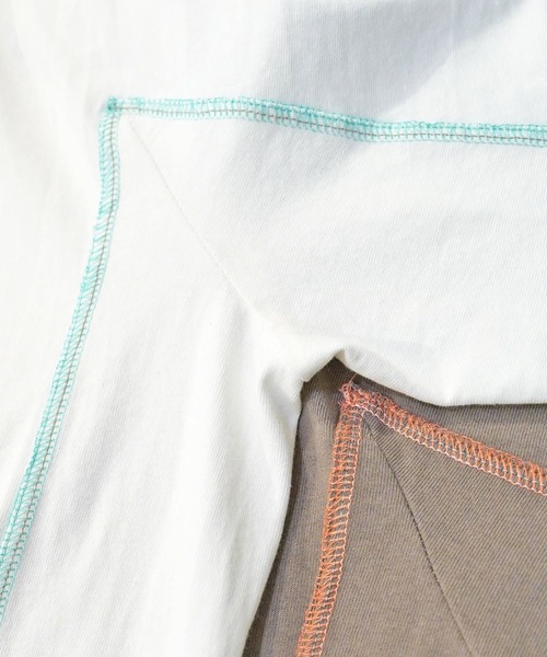 SHINYAKOZUKA（シンヤコヅカ）の「【SHINYA KOZUKA】 DOLMAN WITH FRUIT OF THE LOOM（Tシャツ/カットソー・メンズ・ホワイト/ブラック/ダークグレー/グレー・LARGE/MEDIUM）」の6枚目の写真