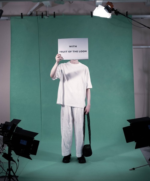 SHINYAKOZUKA（シンヤコヅカ）の「【SHINYA KOZUKA】 DOLMAN WITH FRUIT OF THE LOOM（Tシャツ/カットソー・メンズ・ホワイト/ブラック/ダークグレー/グレー・LARGE/MEDIUM）」の12枚目の写真