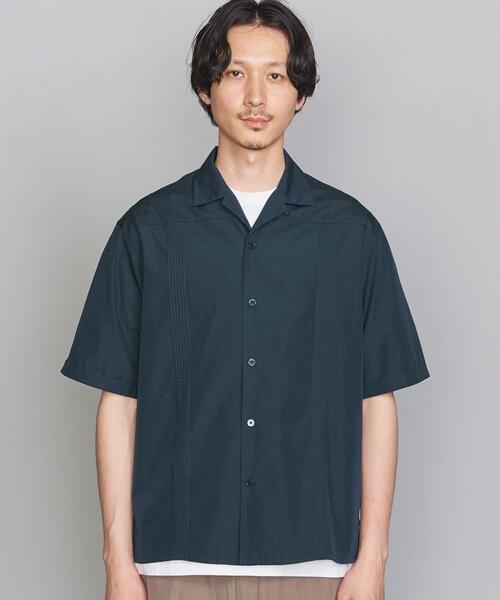 BEAUTY&YOUTH UNITED ARROWS（ビューティーアンドユースユナイテッドアローズ）の「BY ハケメ シャンブレー ピンタック シャツ（シャツ/ブラウス・メンズ・ダークグリーン/グレー/イエロー・SMALL/MEDIUM/LARGE/X-LARGE）」の6枚目の写真