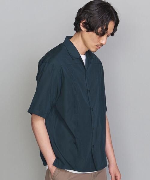 BEAUTY&YOUTH UNITED ARROWS（ビューティーアンドユースユナイテッドアローズ）の「BY ハケメ シャンブレー ピンタック シャツ（シャツ/ブラウス・メンズ・ダークグリーン/グレー/イエロー・SMALL/MEDIUM/LARGE/X-LARGE）」の8枚目の写真