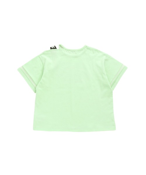 JENNI love（ジェニィラブ）の「チュール切替えワンショルＴシャツ（Tシャツ/カットソー・キッズ・ブラック/ミント/ラベンダー・140cm/130cm/160cm/150cm）」の12枚目の写真