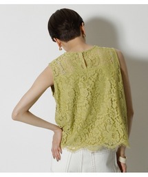 AZUL by moussy | SCALLOP LACE TOPS/スカロップレーストップス(タンクトップ)