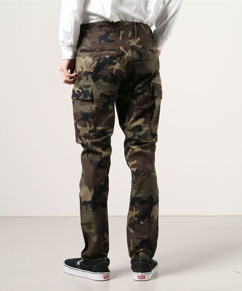 AVIREX（アヴィレックス）の「AVIREX/ アヴィレックス　アンチフォーリング 8ポケットパンツ/ANTIFOULING 8POCKET PANTS（カーゴパンツ・メンズ・ブラック/オリーブ/カモフラージュ/ブラウン・SMALL/X-LARGE/LARGE/MEDIUM）」の6枚目の写真