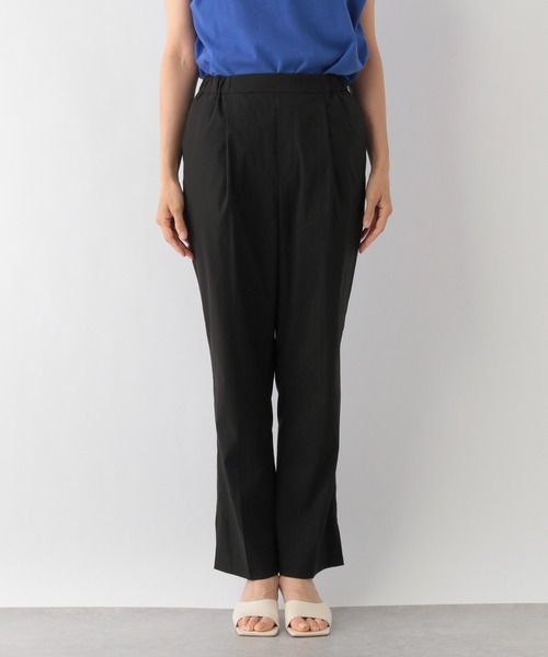 LEPSIM（レプシィム）の「リネンコンスソスリットパンツ　949166（その他パンツ・レディース・ブラック/オレンジ/グレイッシュベージュ・MEDIUM/LARGE）」の7枚目の写真