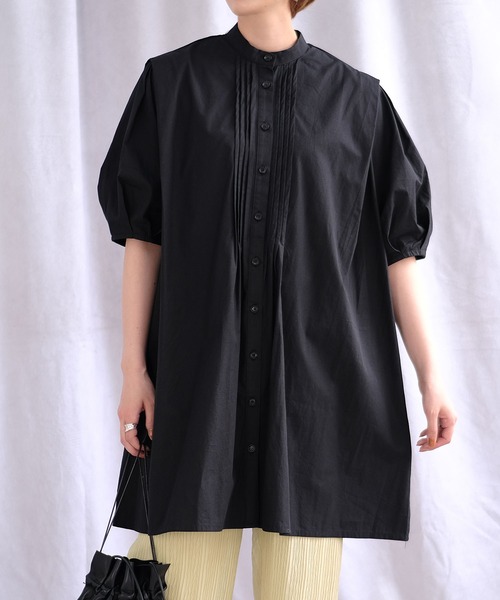 ＡＮＤＪ（アンドジェイ）の「ピンタックブザムドレスシャツ（シャツ/ブラウス・レディース・ブラウン/ブラック/オフホワイト・M）」の21枚目の写真