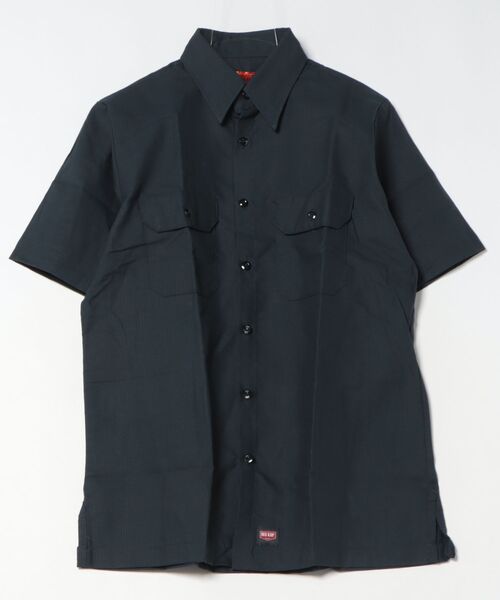 PARKS TOKYO SELECT(パークストウキョウセレクト)の「【RED KAP/レッドキャップ】(UN)SHORT SLEEVE SOLID RIP STOP SHIRT(シャツ/ブラウス・メンズ・ブラック/カーキ/ネイビー/チャコール/グレー・MEDIUM/LARGE)」の1枚目の写真