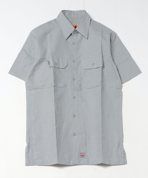 PARKS TOKYO SELECT(パークストウキョウセレクト)の「【RED KAP/レッドキャップ】(UN)SHORT SLEEVE SOLID RIP STOP SHIRT(シャツ/ブラウス・メンズ・ブラック/カーキ/ネイビー/チャコール/グレー・MEDIUM/LARGE)」の3枚目の写真