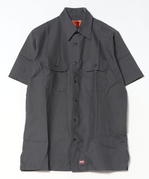PARKS TOKYO SELECT(パークストウキョウセレクト)の「【RED KAP/レッドキャップ】(UN)SHORT SLEEVE SOLID RIP STOP SHIRT(シャツ/ブラウス・メンズ・ブラック/カーキ/ネイビー/チャコール/グレー・MEDIUM/LARGE)」の4枚目の写真