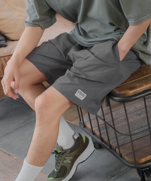 SIDEWAY STANCE（サイドウェイスタンス）の「【SIDEWAY STANCE】水陸両用 ナイロン ショートパンツ（その他パンツ・メンズ・ベージュ/カーキ/パープル/ブルー/ブラック/グレー・X-LARGE/LARGE/MEDIUM）」の2枚目の写真