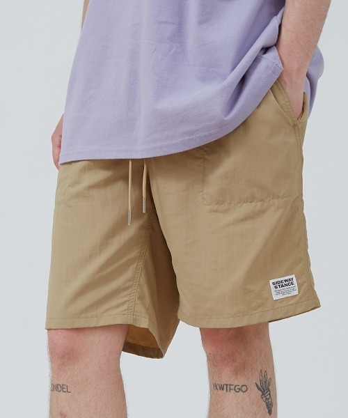 SIDEWAY STANCE（サイドウェイスタンス）の「【SIDEWAY STANCE】水陸両用 ナイロン ショートパンツ（その他パンツ・メンズ・ベージュ/カーキ/パープル/ブルー/ブラック/グレー・X-LARGE/LARGE/MEDIUM）」の17枚目の写真