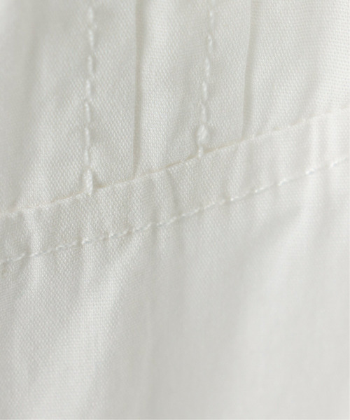 VENCEEXCHANGE（ヴァンスエクスチェンジ）の「デニムピンタックフリルシャツ（シャツ/ブラウス・レディース・ブルー/オフホワイト/ブラック・M）」の4枚目の写真