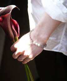 「THE FIRST PEARL」パールチェーンMIXブレスレット