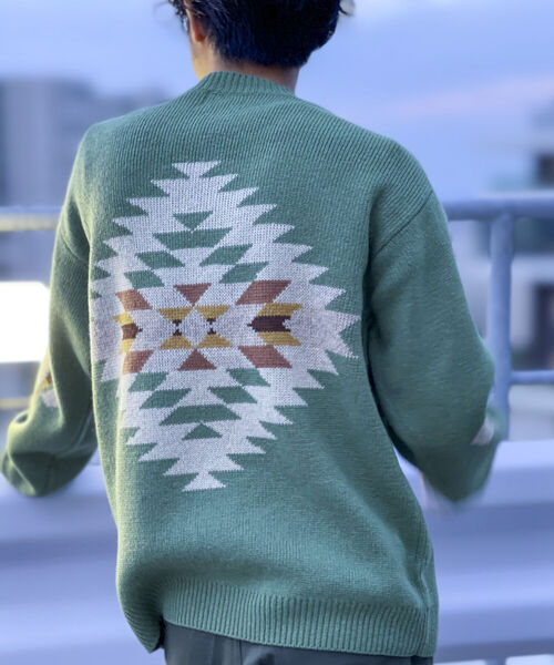 PENDLETON（ペンドルトン）の「【PENDLETON/ペンドルトン】クルーネック プルオーバー ニット 1475-6000（ニット/セーター・メンズ・ライトグリーン/キナリ/ブラック・MEDIUM/LARGE）」の15枚目の写真