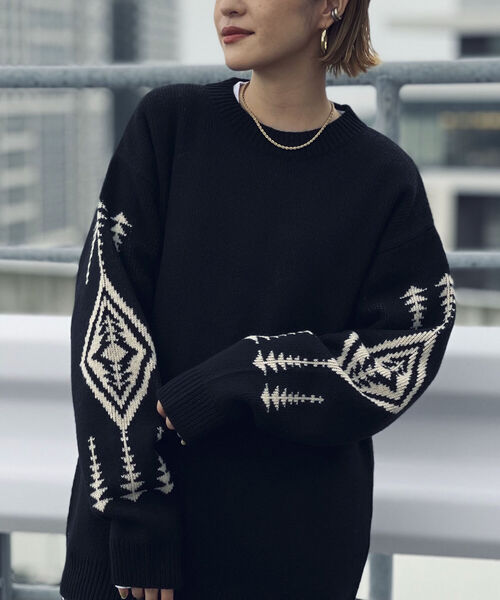 PENDLETON（ペンドルトン）の「【PENDLETON/ペンドルトン】クルーネック プルオーバー ニット 1475-6000（ニット/セーター・メンズ・ライトグリーン/キナリ/ブラック・MEDIUM/LARGE）」の21枚目の写真