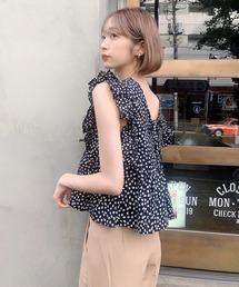 Voyage titty&Co.PETIT | 【Voyage titty&Co.】ショルダーフリルトップス(シャツ/ブラウス)