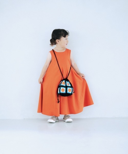 LOWRYS FARM（ローリーズファーム）の「クロシェキンチャクＢＡＧ　953537（ショルダーバッグ・キッズ・ブラック/グリーン・FREE）」の6枚目の写真