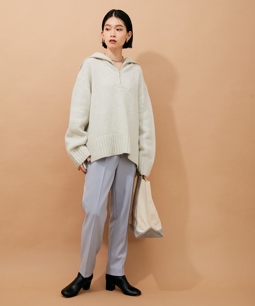 ADAM ET ROPE'（アダムエロペ）の「スクエアストレッチブーツ（ブーツ・レディース・ブラック/ベージュ・23.0cm/23.5cm/24.0cm/24.5cm）」の7枚目の写真