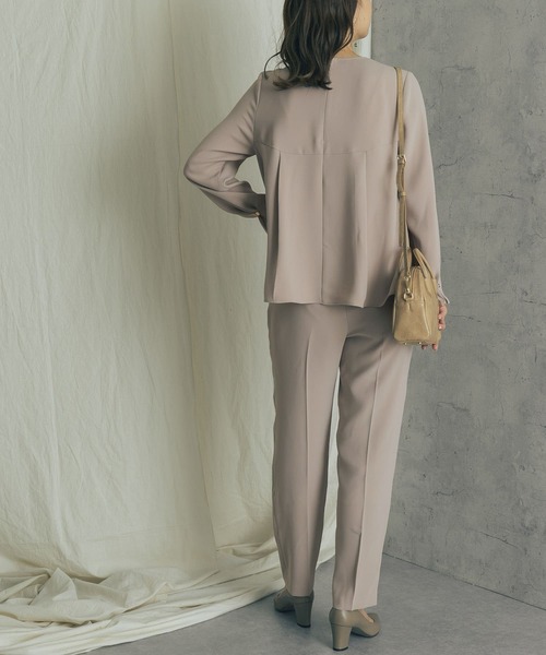 URBAN RESEARCH ROSSO(アーバンリサーチロッソ)の「ダブルクロスフレアブラウス(シャツ/ブラウス・レディース・オフホワイト/モカ/ネイビー・FREE)」の13枚目の写真