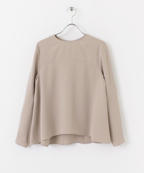 URBAN RESEARCH ROSSO(アーバンリサーチロッソ)の「ダブルクロスフレアブラウス(シャツ/ブラウス・レディース・オフホワイト/モカ/ネイビー・FREE)」の8枚目の写真