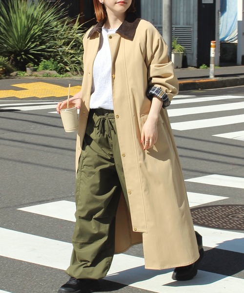 LAVEANGE（ラビアンジェ）の「[新色追加]ステンカラーワークコート