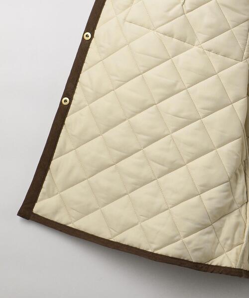 Traditional Weatherwear（トラディショナルウェザーウェア）の「【別注】＜Traditional Weatherwear＞ ARKLEY ロング コート キルティング（ダウンジャケット/コート・レディース・ブラック/オリーブ/ベージュ・36/34）」の7枚目の写真