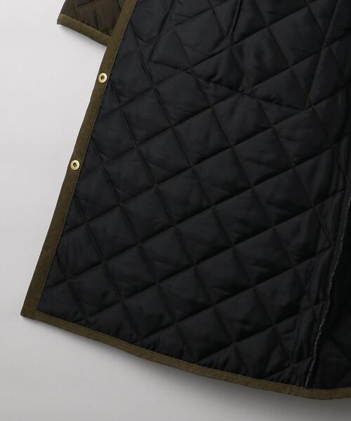 Traditional Weatherwear（トラディショナルウェザーウェア）の「【別注】＜Traditional Weatherwear＞ ARKLEY ロング コート キルティング（ダウンジャケット/コート・レディース・ブラック/オリーブ/ベージュ・36/34）」の4枚目の写真