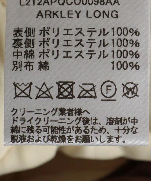 Traditional Weatherwear（トラディショナルウェザーウェア）の「【別注】＜Traditional Weatherwear＞ ARKLEY ロング コート キルティング（ダウンジャケット/コート・レディース・ブラック/オリーブ/ベージュ・36/34）」の6枚目の写真
