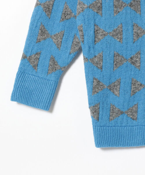 BEAMS BOY(ビームスボーイ)の「BEAMS BOY / 7ゲージ リボン ジャカード ニット(ニット/セーター・レディース・ブラック/サックスブルー・ONE SIZE)」の19枚目の写真