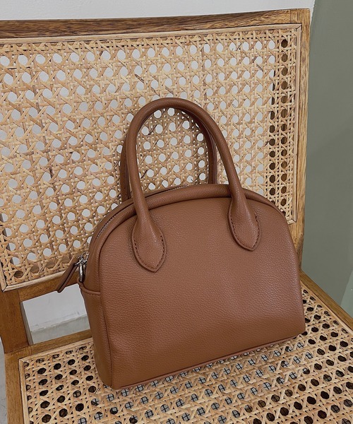 onetome(ワントゥーミー)の「ミニボストンバッグ(ボストンバッグ・レディース・ブラック/ブラウン・FREE)」の7枚目の写真