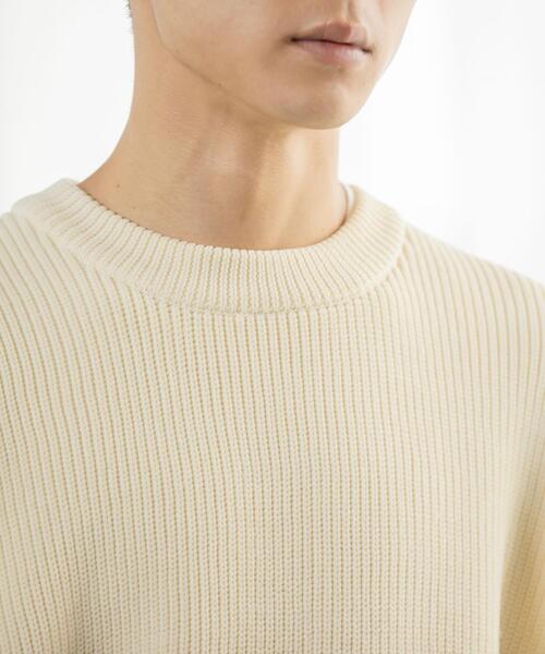 coen（コーエン）の「【2セットアイテム】リアルレイヤードクルーネックニット（ニット/セーター・メンズ・ブラック/オリーブ/オフホワイト/ベージュ・LARGE/MEDIUM/SMALL/X-LARGE）」の7枚目の写真