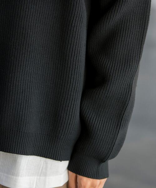 coen（コーエン）の「【2セットアイテム】リアルレイヤードクルーネックニット（ニット/セーター・メンズ・ブラック/オリーブ/オフホワイト/ベージュ・LARGE/MEDIUM/SMALL/X-LARGE）」の20枚目の写真