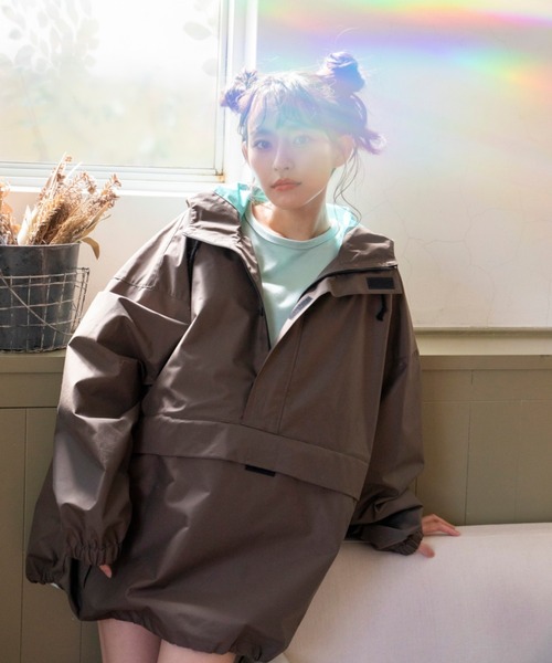 EFFECTEN（エフェクテン）の「EFFECTEN エフェクテン / Dovervile rain coat（ナイロンジャケット・メンズ・カーキ・FREE）」の5枚目の写真