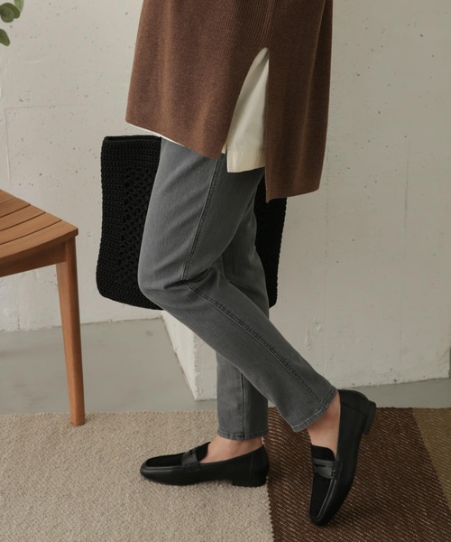 URBAN RESEARCH DOORS(アーバンリサーチドアーズ)の「ストレッチカラーデニムパンツ(その他パンツ・レディース・ベージュ/グレー・38/36)」の7枚目の写真