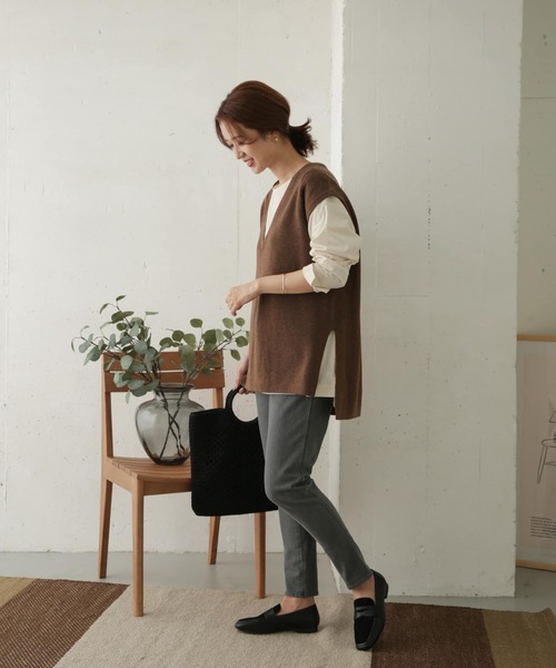 URBAN RESEARCH DOORS(アーバンリサーチドアーズ)の「ストレッチカラーデニムパンツ(その他パンツ・レディース・ベージュ/グレー・38/36)」の12枚目の写真