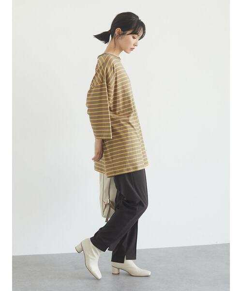 Green　Parks（グリーンパークス）の「ゆったりボーダープルオーバー＊（Tシャツ/カットソー・レディース・イエロー/ピンク/ブルー・FREE）」の20枚目の写真