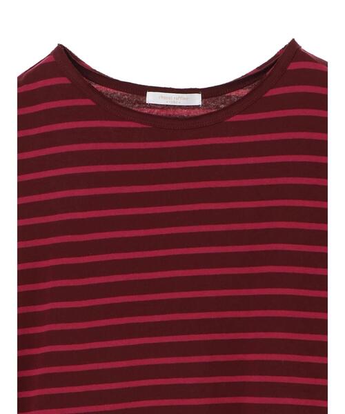 Green　Parks（グリーンパークス）の「ゆったりボーダープルオーバー＊（Tシャツ/カットソー・レディース・イエロー/ピンク/ブルー・FREE）」の13枚目の写真