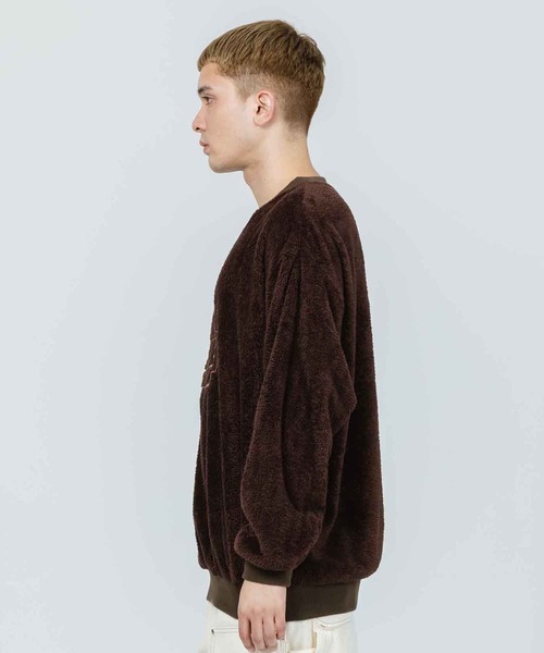 XLARGE（エクストララージ）の「SLANTED OG BOA CREWNECK（その他トップス・メンズ・ブラック/ブラウン/グリーン・S/M/L/XL）」の4枚目の写真